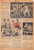 Boxing News Clipping #2464 - WWII Boxing, Richard Cummings, Mike Fischer, Maxie Fisher, Ben Neglia, Billy Weeks, Mike Grella, Kid Pancho, Tommy Yarosz, Dan Mazer, Bob Harrison, Frank Barbella, James Mannion and many others