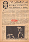 Boxing News Clipping #2456 - Tami Mauriello vs. Lee Savold, James J. Corbett, Jim Jeffries