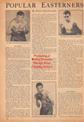 Boxing News Clipping #2458 - Joe Baksi, Alex Doyle, Johnny Brown, Wally Mifflin, Rod Grimme, James Cole, Vernon St. Martin, Frank Brezowitz, Tommy Roman, Alvin Wright