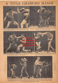 Boxing News Clipping #2491 - Bob Montgomery vs. Beau Jack, Terry McGovern
