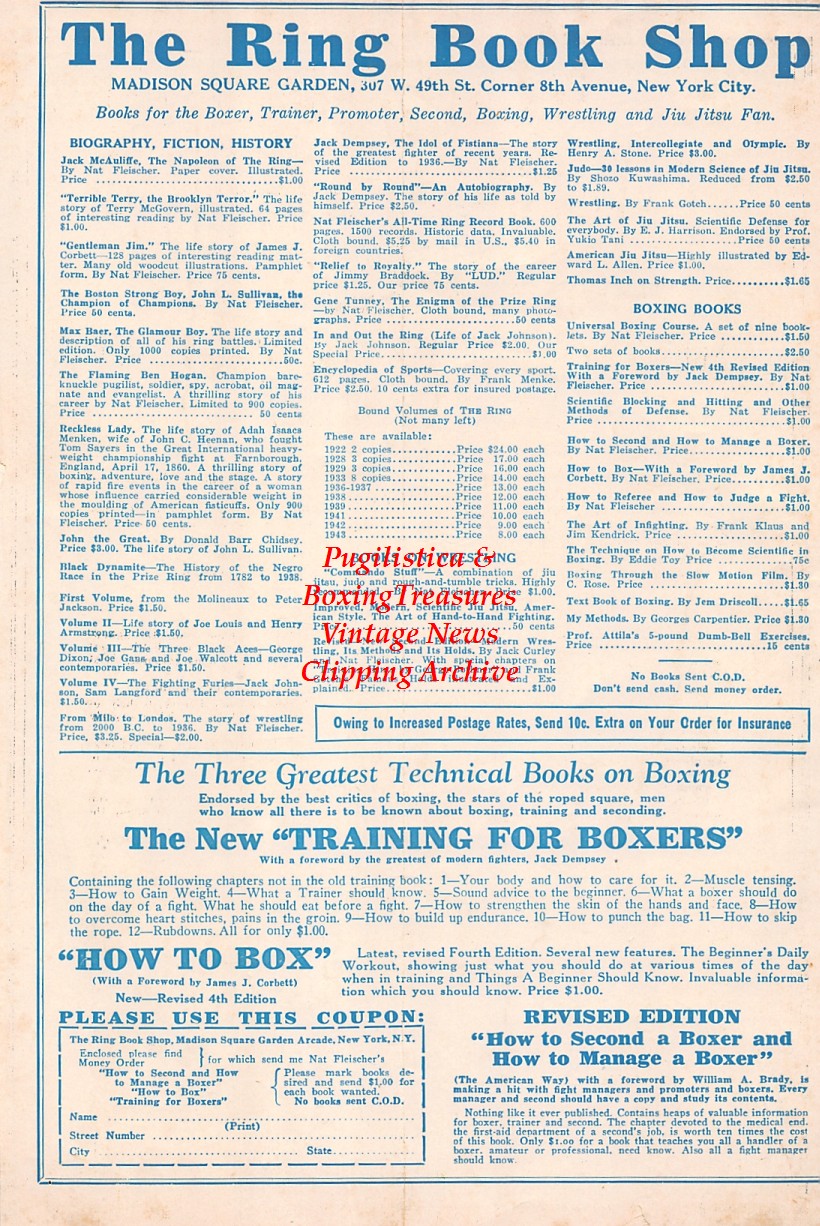 Boxing News Clipping #2551 - Lee Oma