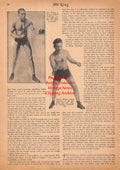 Boxing News Clipping #2533 - Joe Gans, Charley White, Jack Dempsey