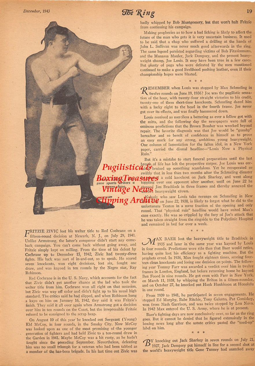 Boxing News Clipping #2440 - Young Griffo