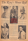 Boxing News Clipping #2441 - Jerry Grieff, Lorenzo Strickland, Arthur Tracy Jr., Meyer Ackerman, Joe Bernstein, Jack Dempsey, Jack Sharkey