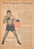 Boxing News Clipping #2439 - Henry Armstrong, Joseph Rumenup Jr. vs. Edward Moraniec, Conrad Calderon vs. Robert Hurdle, Harvey L. Miller