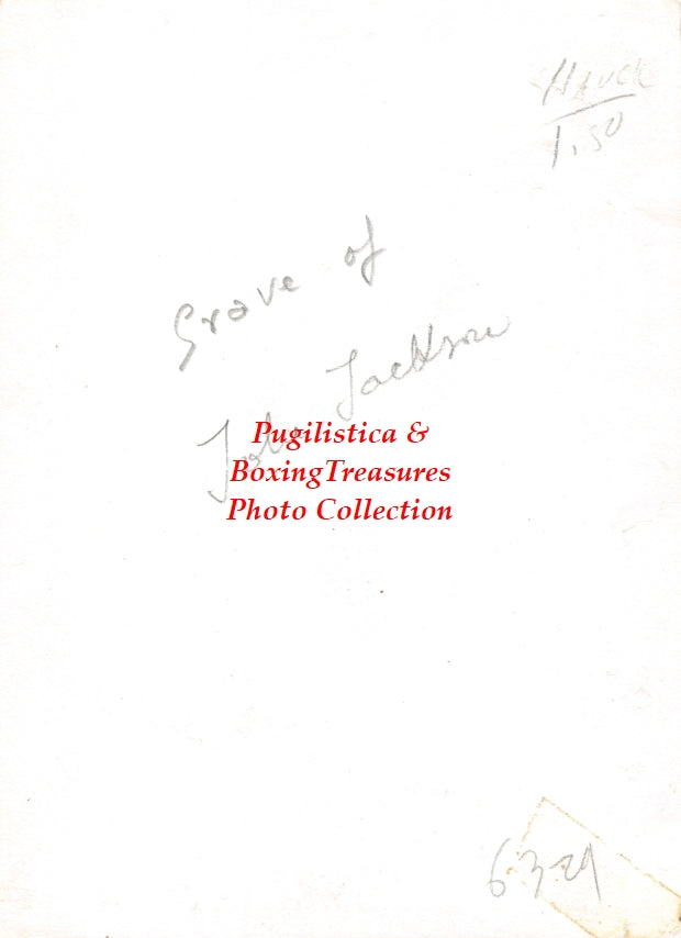 Boxing Photo #859 - Grave of John Jackson