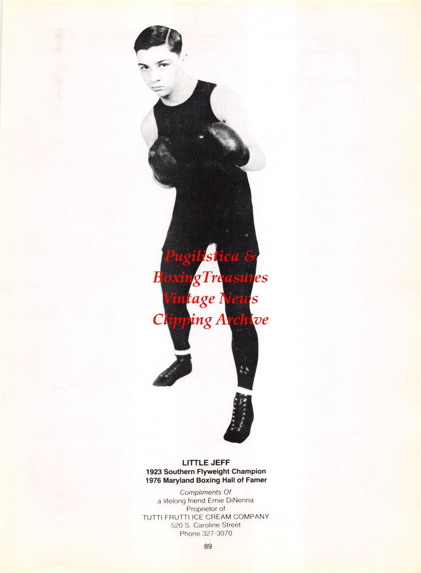 Boxing News Clipping #2783 - Little Jeff