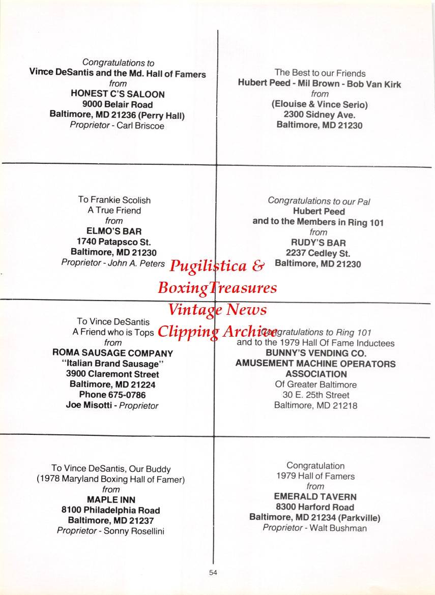 Boxing News Clipping #2765 - Frankie Cicero