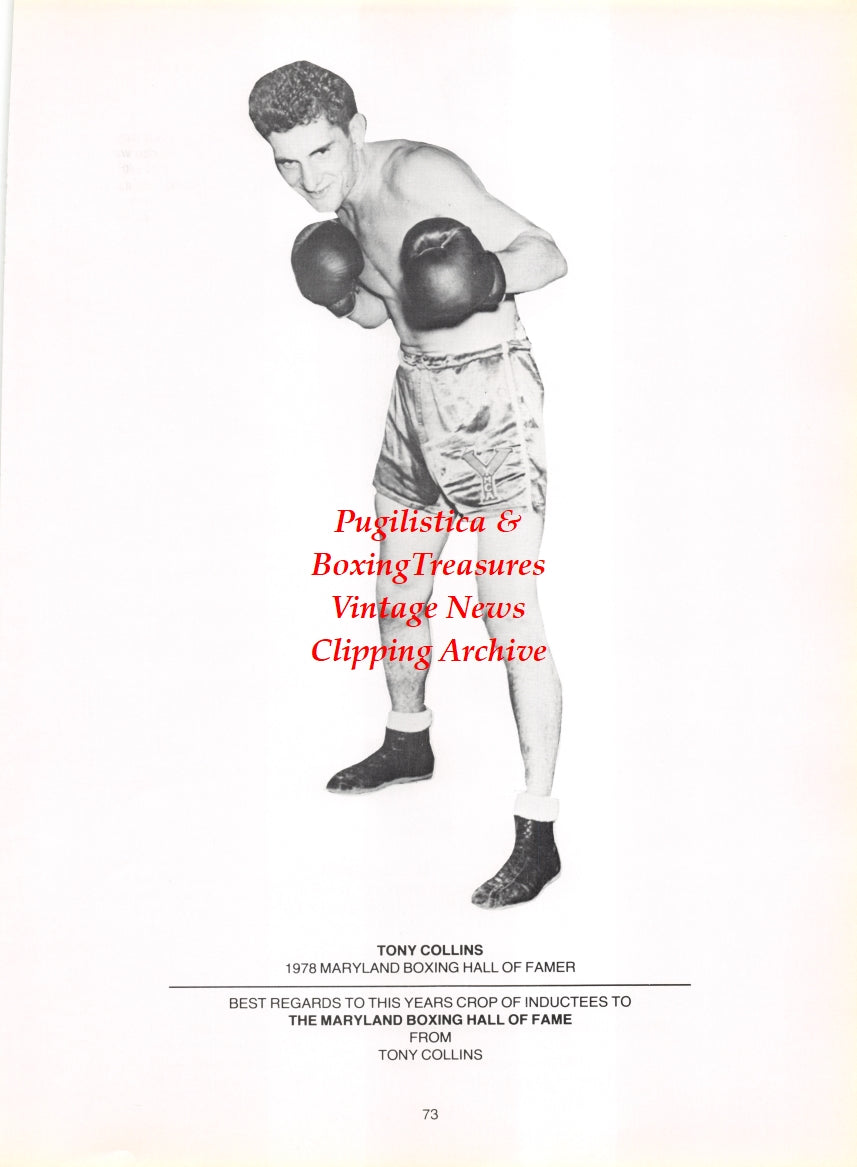 Boxing News Clipping #2775 - Tony Collins, Al Salkowski
