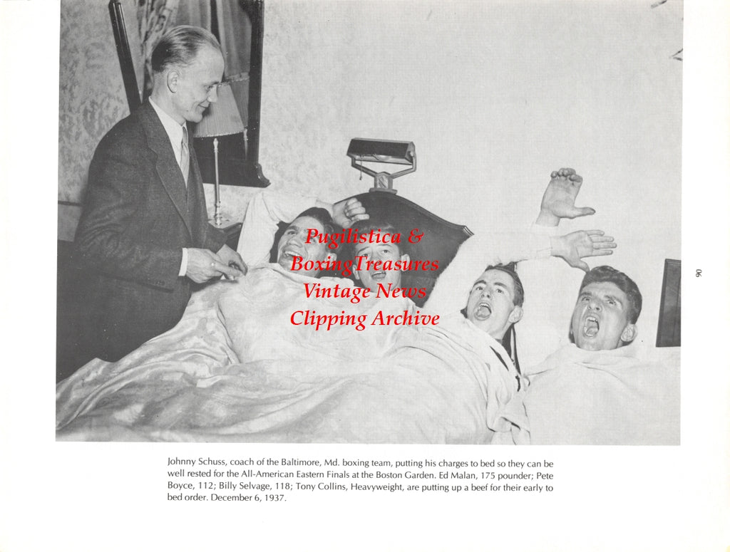 Boxing News Clipping #2729 - Richard Bass, Abel Cestac, Johnny Schuss, Ed Malan, Pete Boyce, Billy Selvage, Tony Collins