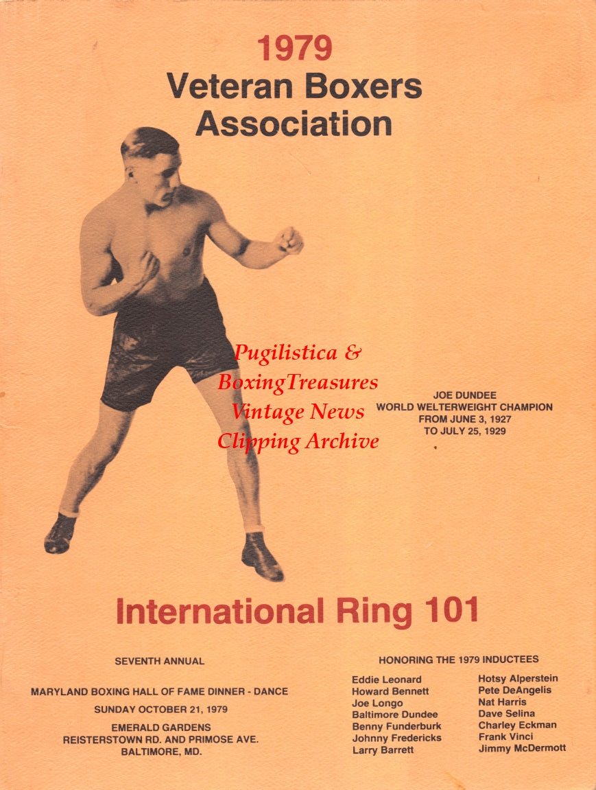 Boxing News Clipping #2739 - Joe Dundee