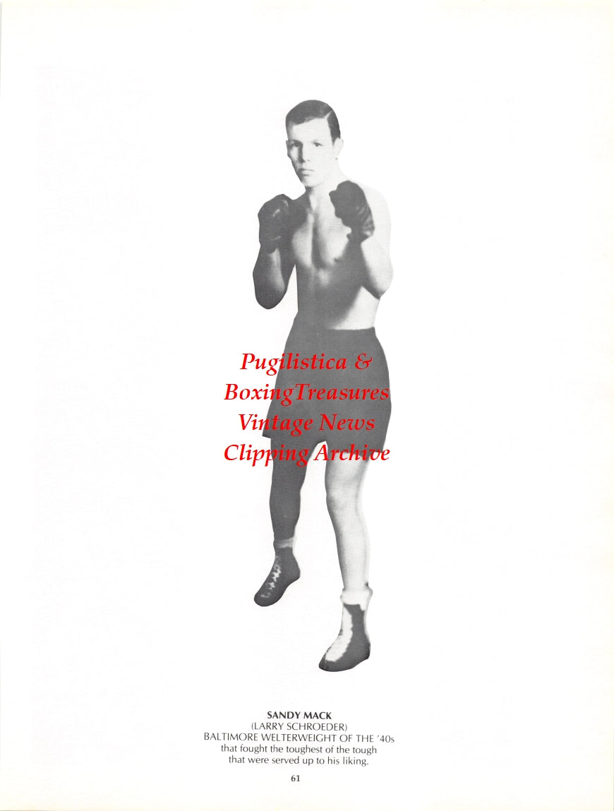 Boxing News Clipping #2715 - Sandy Mack, Eli Hanover