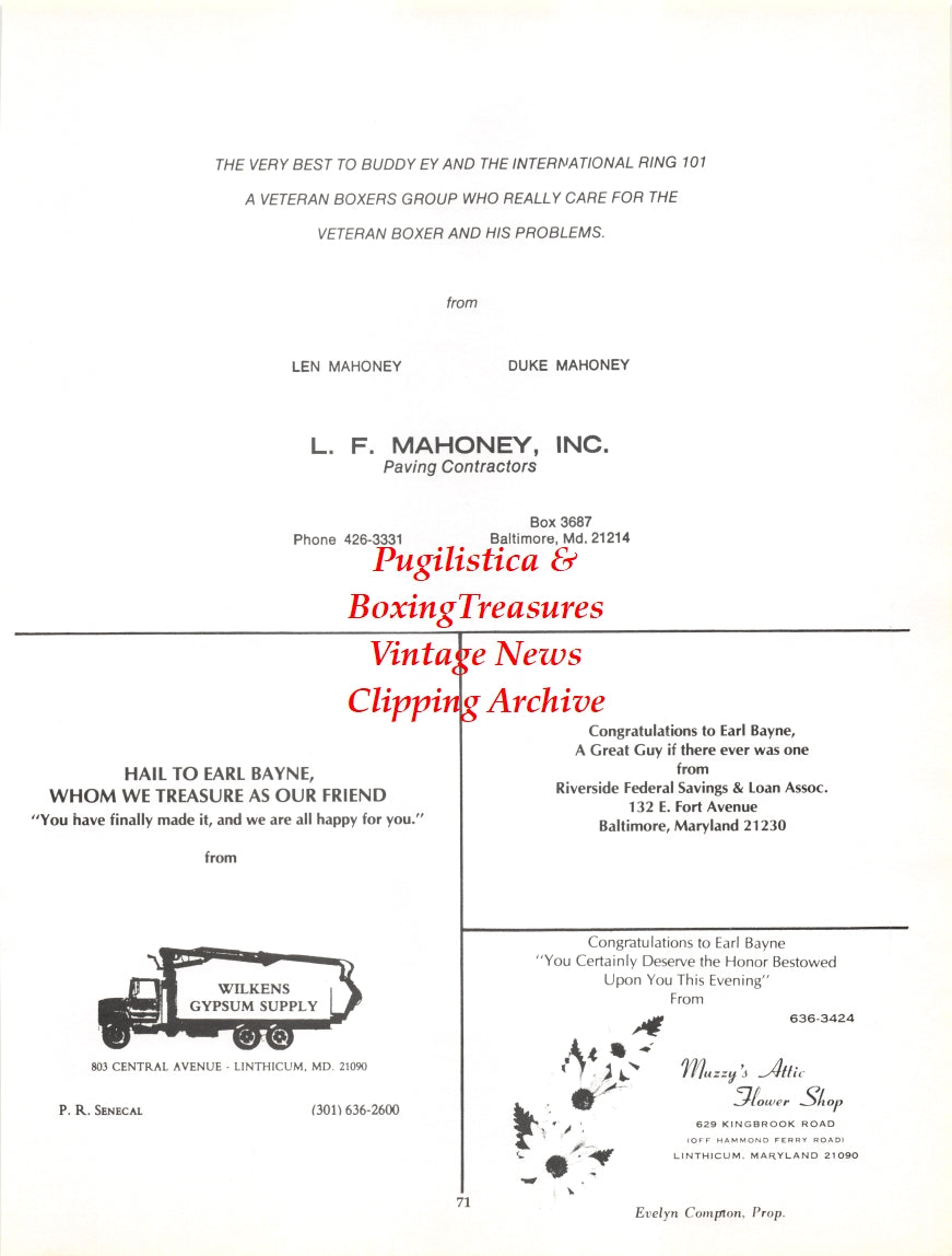 Boxing News Clipping #2720 - Robert Lockett "King Kong"