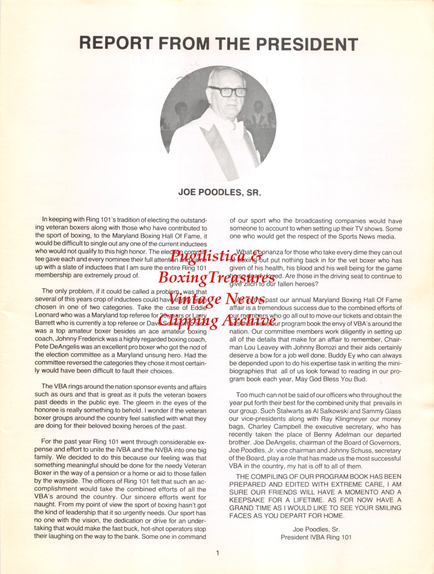Boxing News Clipping #2740 - Joe Poodles Sr.