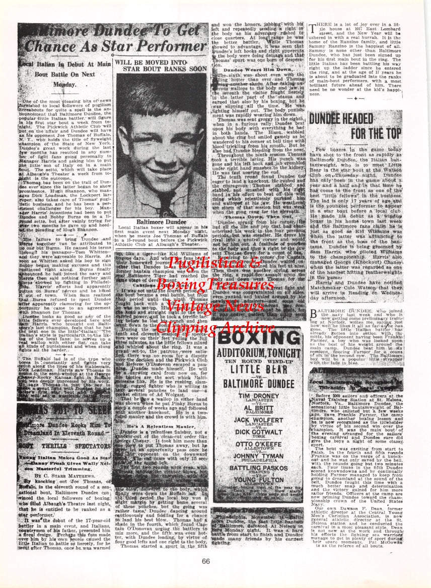 Boxing News Clipping #2771 - Baltimore Dundee, Lisa K. Harris