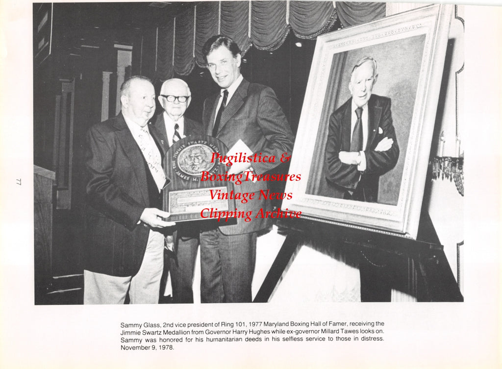 Boxing News Clipping #2777 - Sammy Glass, Pete Galiano, Rocky Marciano