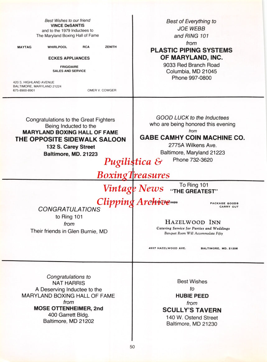Boxing News Clipping #2763 - Hubie Peed