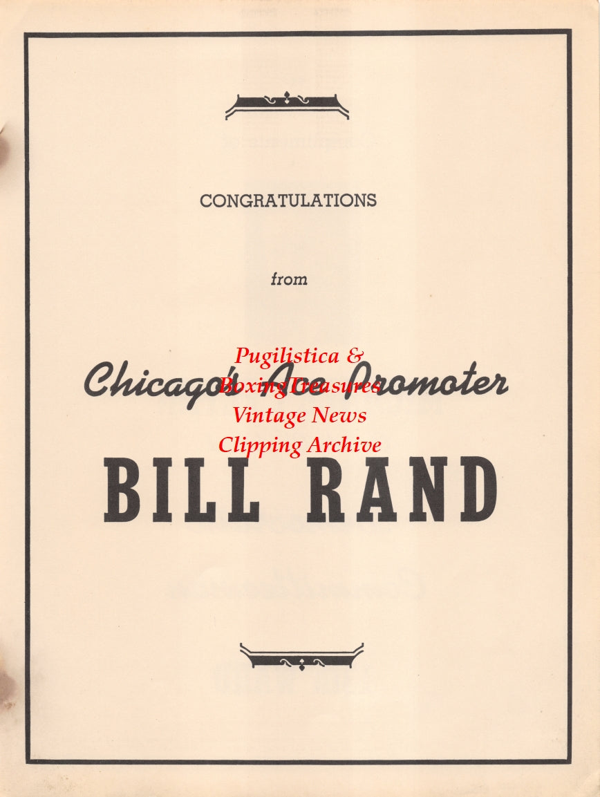 Boxing News Clipping #2635 - Bill Rand, Michael J. Flynn