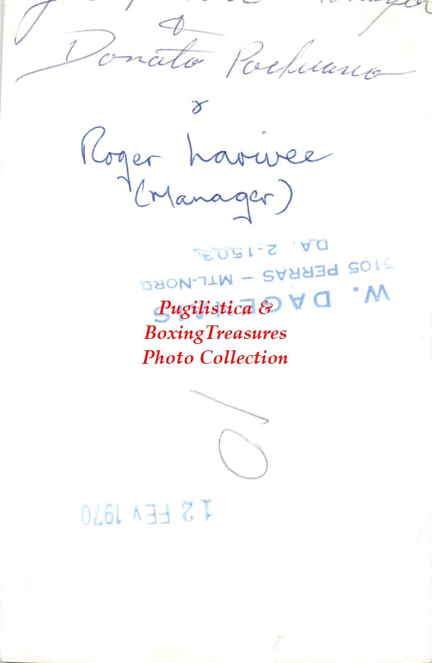 Boxing Photo #791 - Donato Paduano and Roger Larivee