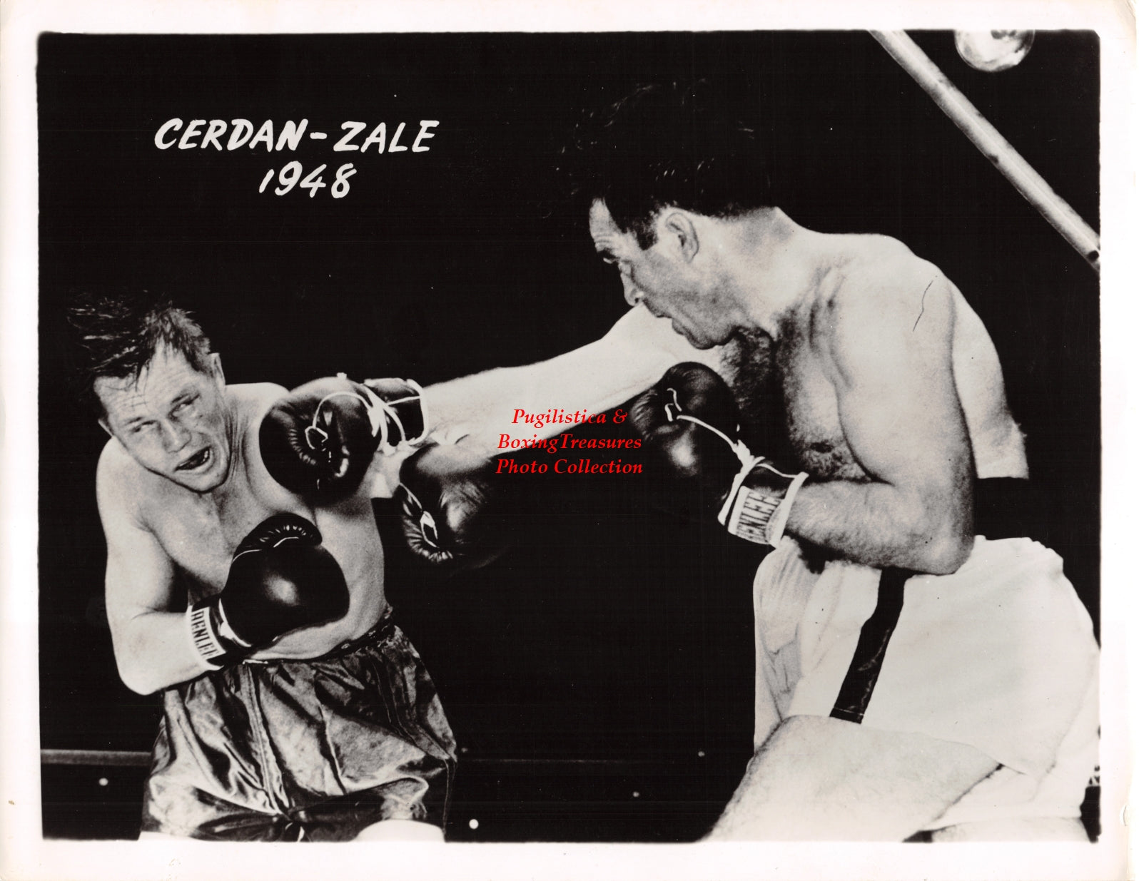 Boxing Photo #1268 - Marcel Cerdan vs. Tony Zale