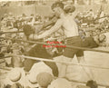 Jack Dempsey vs. Jamaica Kid, Sparring - 17x11 Boxing Photograph
