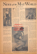 Wrestling News Clipping #232 - William Muldoon, Sammy Stein, Buddy Rogers