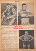 Wrestling News Clipping #236 - Earl Caddock, Jim Londos, Wladyslaw Talun, Jesse James, Frank Hewitt