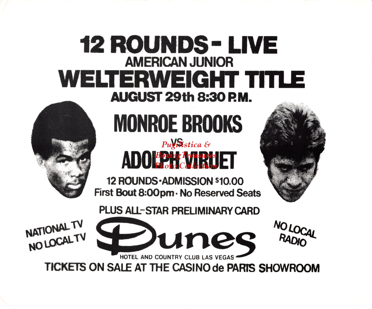 Boxing Photo #975 - Adolfo Viruet vs. Monroe Brooks