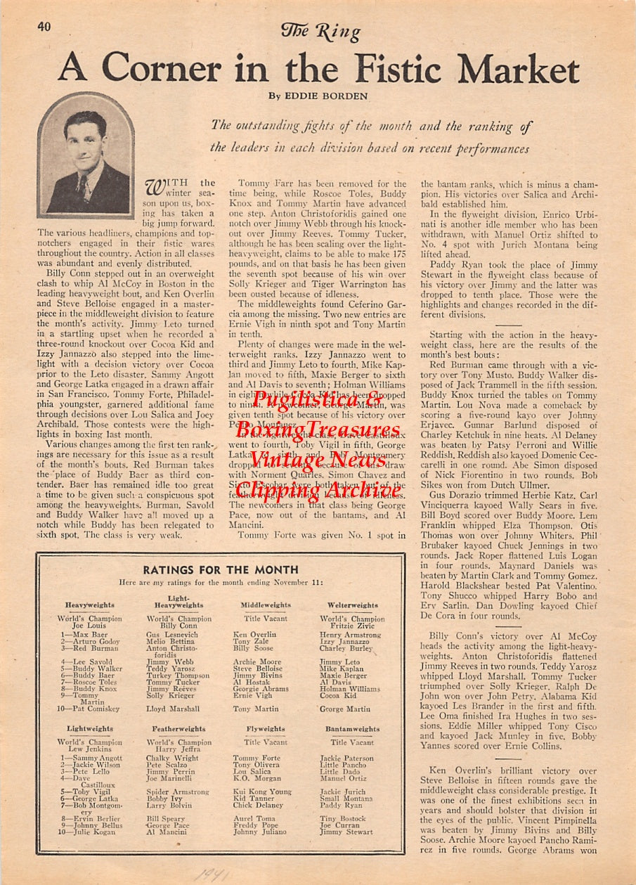 Wrestling News Clipping #174 - Jack Sherry, Eddie Borden