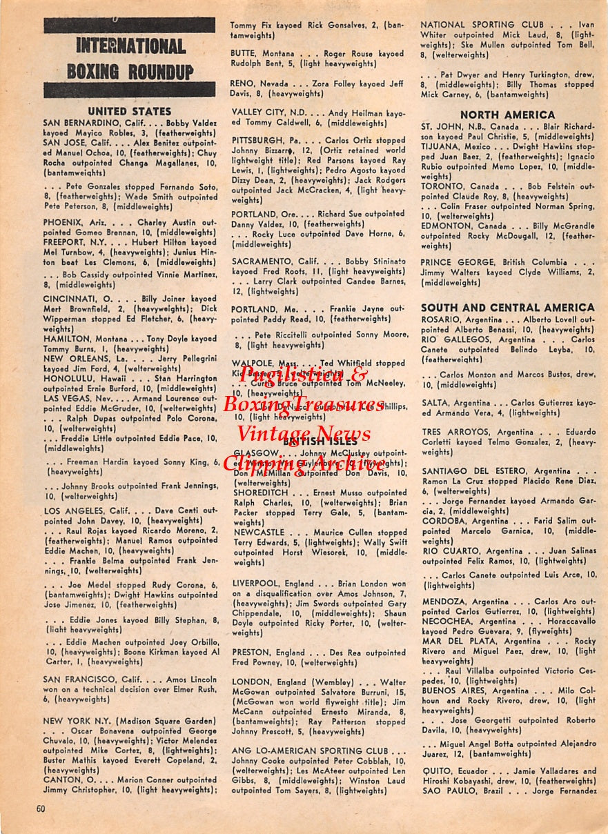 Wrestling News Clipping #106 - Penny Banner, Jean Antone, Bette Boucher, Jeannie Lee, Holly Howard