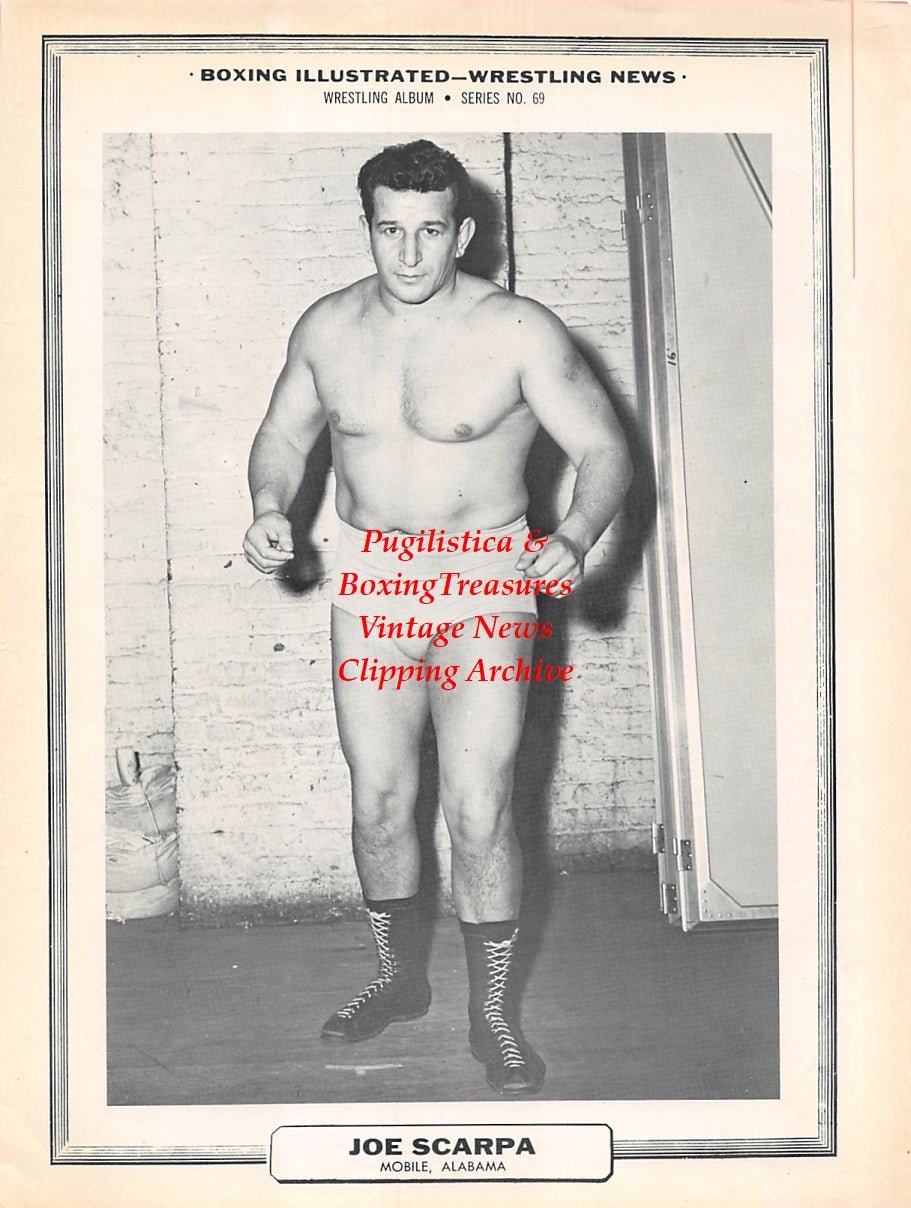 Wrestling News Clipping #152 - Joe Scarpa
