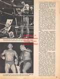 Wrestling News Clipping #110 - Don Eagle, Ernie Dusek, Great Togo, Cowboy Bob Ellis, Sam Menacher, Jerry Graham, Antonino Rocco