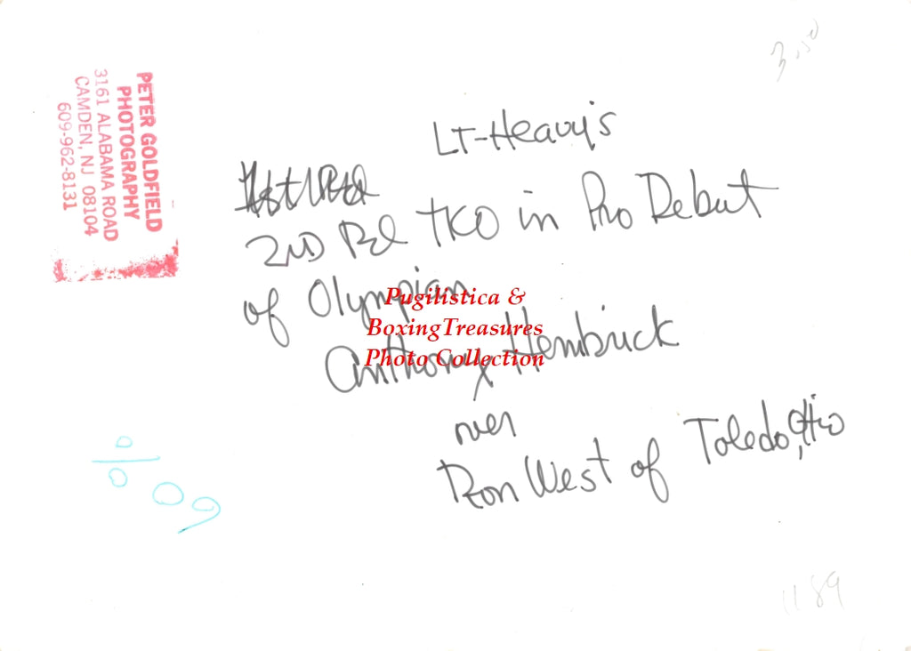 Boxing Photo #831 - Anthony Hembrick (pro debut) vs. Ron West