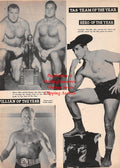 Wrestling News Clipping #131 - Cowboy Bob Ellis, Buddy Rogers, Mike and Ben Sharpe, Ray Mendoza, Gary Guevve, Suni War Cloud, Whipper Watson, Wilbur Snyder, Violet Smith, Nick Kozaks, Bad Boy Heinze