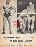 Wrestling News Clipping #25 - Donald "Hard-Boiled" Haggerty, Dory Funk, Mud Wrestling in 1940 Miami
