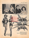 Wrestling News Clipping #82 - The Great Scott, Mildred Burke, Slave Girl, Rocky Marciano, June Byers, Nell Stewart