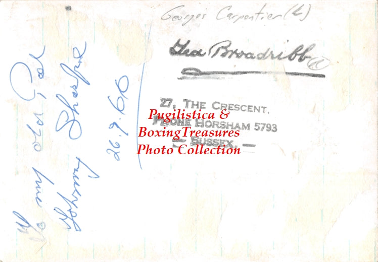 Boxing Photo #923 - Georges Carpentier and Ted Broadribb