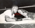 Ossie "Bulldog" Harris - 17x11 Boxing Photograph