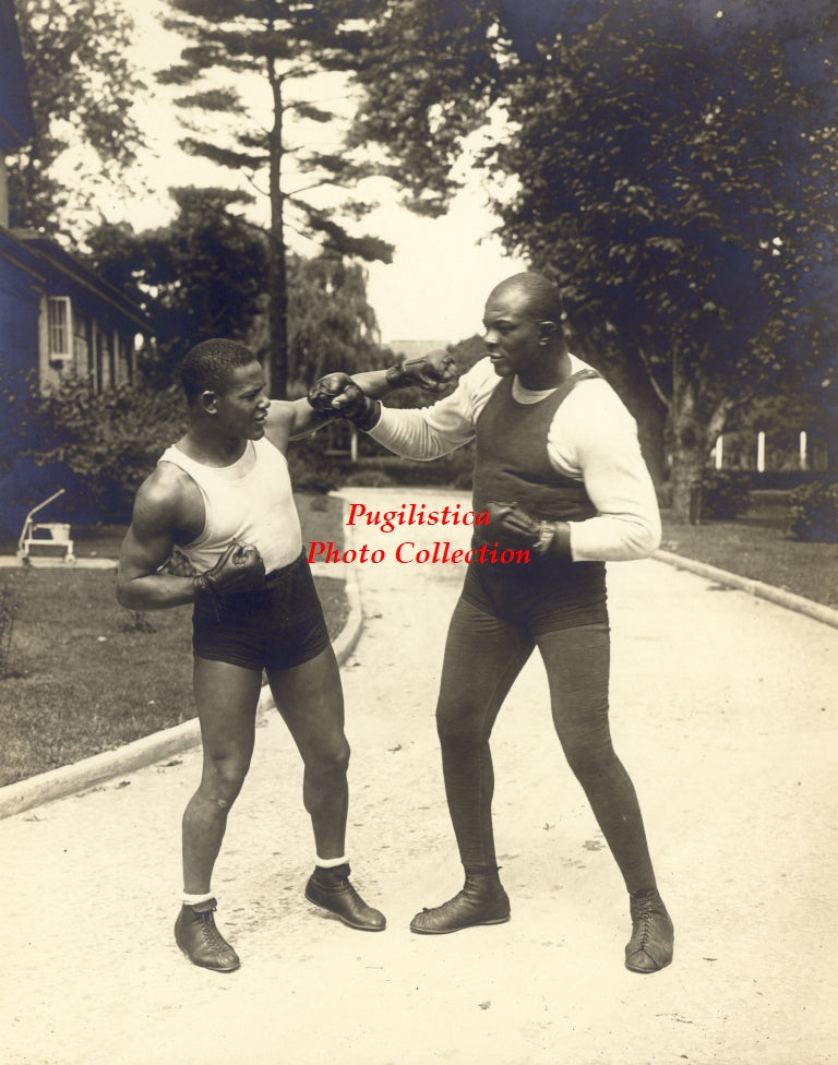 George Godfrey & Tiger Thomas - 11x17 Boxing Photograph