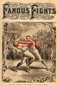 Young Molineaux "James Wharton" vs. Will Renwick - 11x17 Boxing Photographic Print