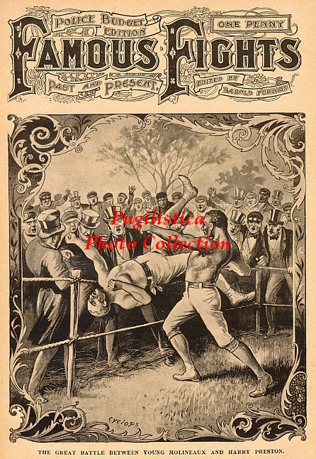 Young Molineaux "James Wharton" vs. Harry Preston - 11x17 Boxing Photographic Print