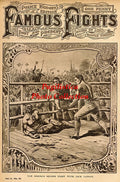 Tom Spring vs. Jack Langan II - 11x17 Boxing Photographic Print
