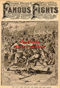 Tom Spring vs. Jack Langan - 11x17 Boxing Photographic Print