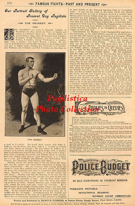 Tom Sharkey - 11x17 Boxing Photographic Print