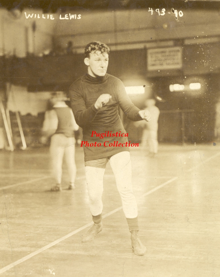 Willie Lewis - 11x17 Boxing Photograph