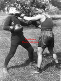 Pancho Villa & Nat Pincers sparring - 11x17 Boxing Photograph