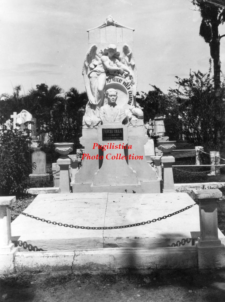 Pancho Villa Memorial Gravesite in Manila - 11x17 Boxing Photograph