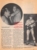 Wrestling News Clipping #169 - Cowboy Ron Reed, Sputnick Monroe, The Mummy