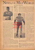 Wrestling News Clipping #209 - Dave Levin, Rube Wright,
