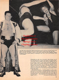 Wrestling News Clipping #186 - Count Billy Varga, June Byers